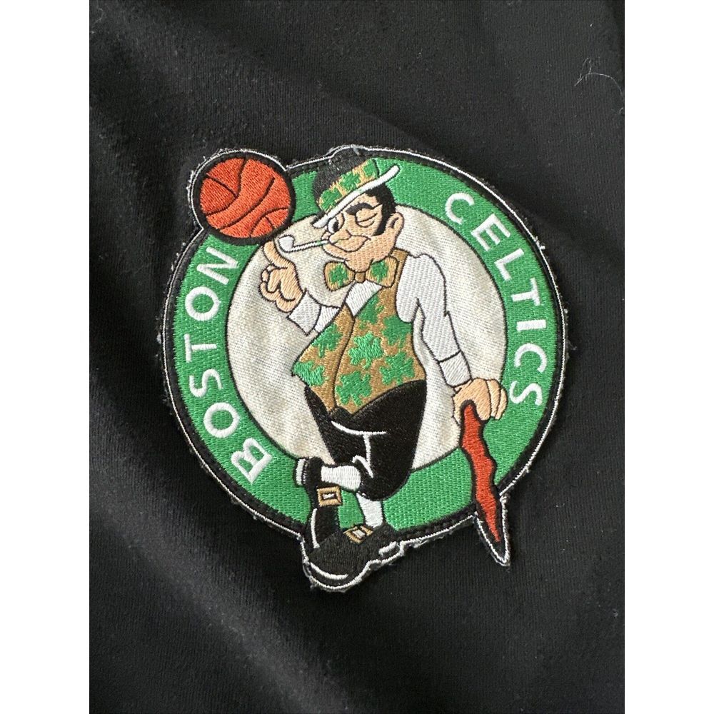 Stereo By omega black polo huge Boston‎ Celtics Patch XL
